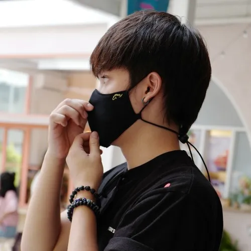 หน้ากากผ้าปรับระดับสายได้