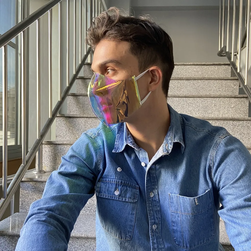 หน้ากากใส Hologram