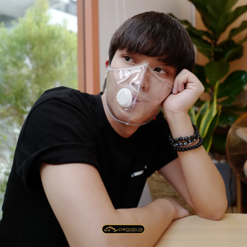หน้ากากใส เเบบมีวาล์ว