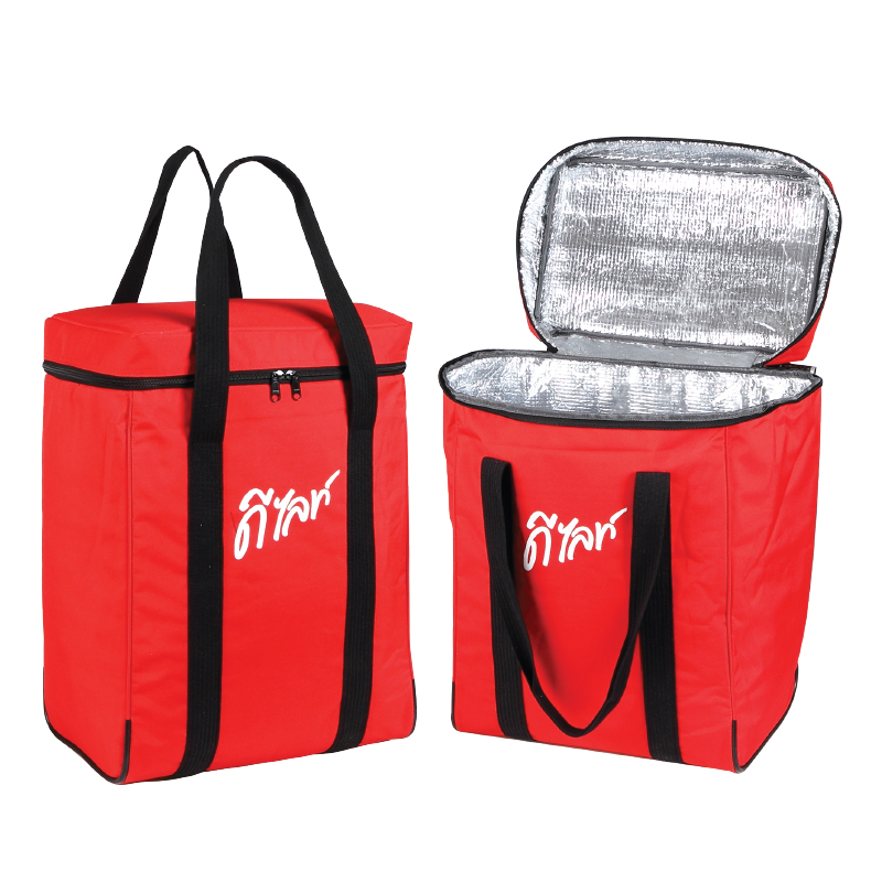 รับผลิตกระเป๋าเก็บความเย็น เเละ ความร้อน กระเป๋าใส่อาหารและเครื่องดื่ม เก็บอุณหภูมิ วัสดุฟู้ดเกรด ( เเบบที่ 1 )