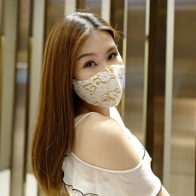 หน้ากากลายลูกไม้